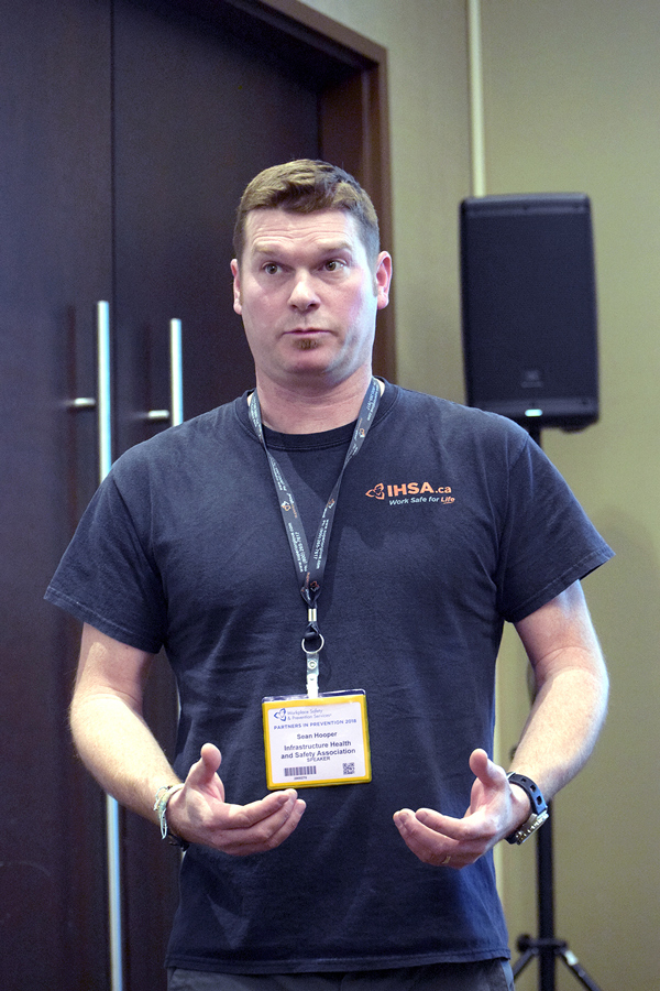 Infrastructure Health and Safety Association instructor Sean Hooper hosted a seminar that explored working at heights safety regulations at the recent Partners in Prevention conference held in Toronto.