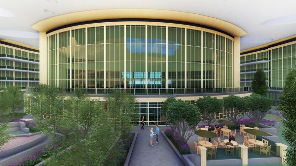 While the future of the Northlands Coliseum is in question, the Agora Borealis team says, “the creative re-use of this building is the magnet of the development.” Their overall submission proposes a “village” development that could house 700 families and guests.