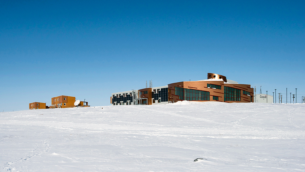 The Canadian High Arctic Research Station in Cambridge Bay, Nunavut, will provide a year-round presence and complement the network of research facilities across Canada’s North. The campus was designed by EVOQ Architecture in joint venture with NFOE. Construction manager was EllisDon in joint venture with NCC Dowland Construction Ltd.