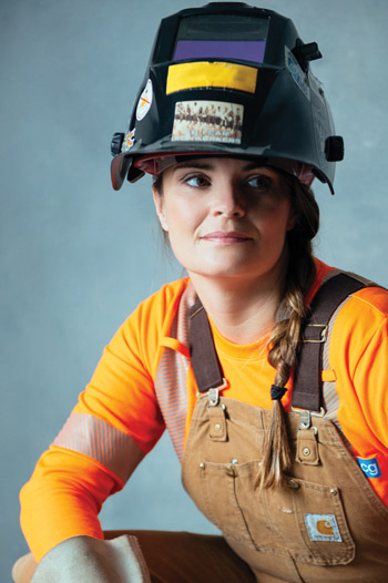 Jamie McMillan is a journeyman ironworker and apprentice boilermaker who is a tireless advocate for skilled trades careers.