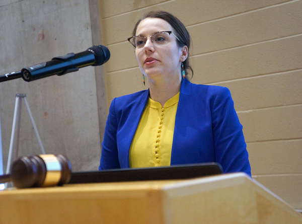 Ryerson PhD student Reanne Ridsdale presented findings on a survey of about 6,500 brownfield remediated sites across Canada, where 80 participants were polled, including environmental consultants, government officials, lawyers and financiers.