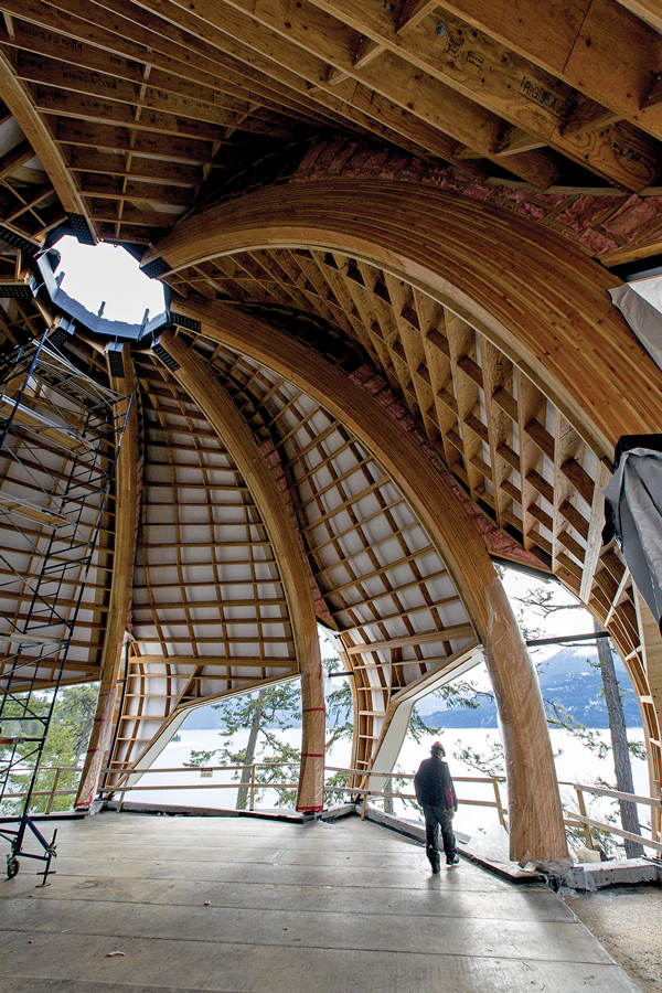 The rebuilt Temple of Light on the shores of Kootenay Lake in southeastern B.C. officially opened in June. It was destroyed by fire in June 2014. Construction of the new temple began in 2016 and was completed in the fall of 2017. Cost of rebuilding the structure was about $3.5 million.