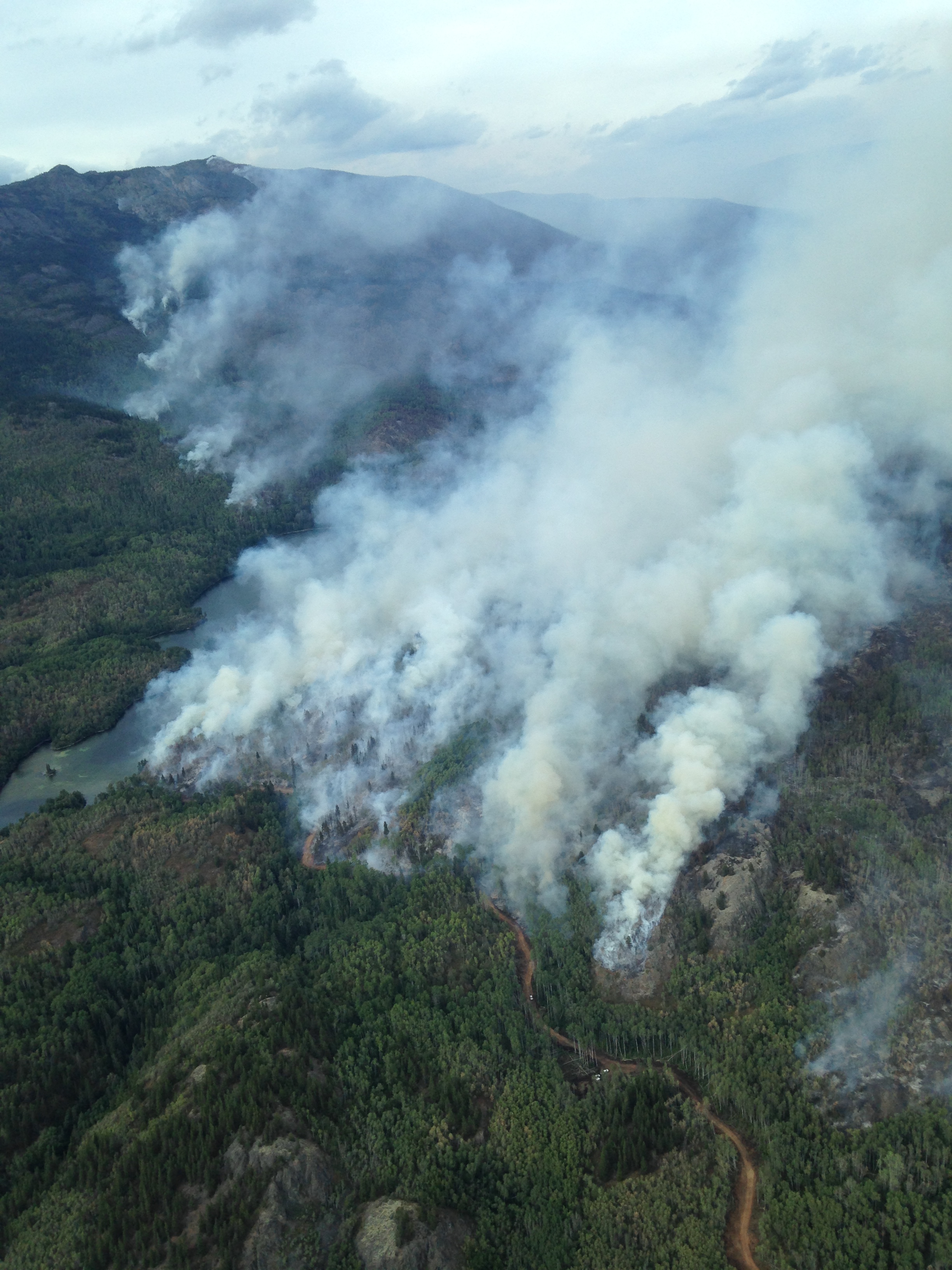 Over the summer British Columbia has experienced fires throughout the province, including at Alkali Lake (above) in northern B.C. where residents were forced to evacuate in early August.