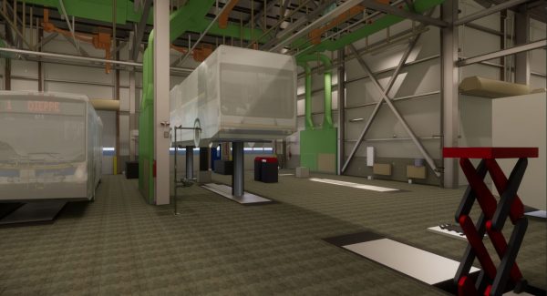 Inside Regina’s new Transit Fleet Maintenance Facility will be 40- and 60-foot full-service and repair bays for vehicles.