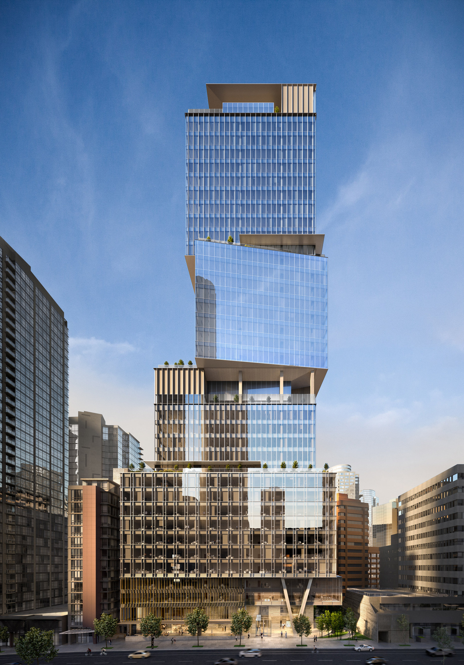 Oxford Properties Group has announced The Stack, a 530-foot-high, 540,000-square-foot development that will be the tallest and largest office tower in downtown Vancouver. The building’s unique shape is designed by James Cheng Architects and Adamson Associates Architects. The build is scheduled for completion by early 2022.