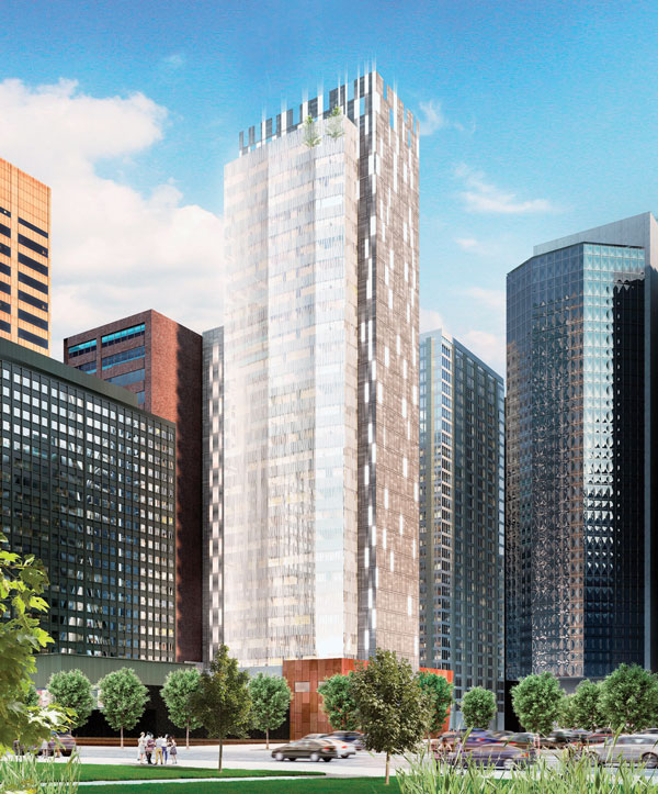 A 300-room dual-branded luxury hotel is starting to rise in downtown Calgary on 5th Avenue S.W. The 27-storey building is slated for completion in 2020.