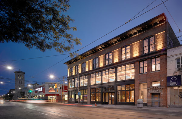 The WE Global Learning Centre received one of two Architectural Conservation and Craftsmanship Awards at the Toronto Heritage Awards. The award was presented for the adaptive reuse of a rare Chicago School-style building, originally designed by Toronto architect Henry Simpson. The building was restored to its original brick and wood facade with stone masonry detailing.