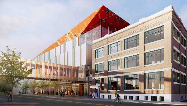 Diamond Schmitt Architects and Number Ten Architectural Group are designing the Innovation Centre, the upgrade and expansion of a downtown Winnipeg heritage building for the Red River College Exchange District campus.