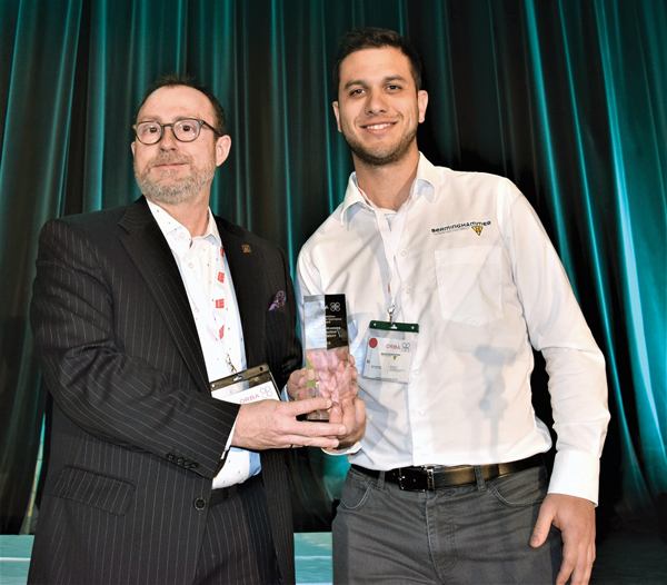 Adapted pile driver wins ORBA innovation award - constructconnect.com