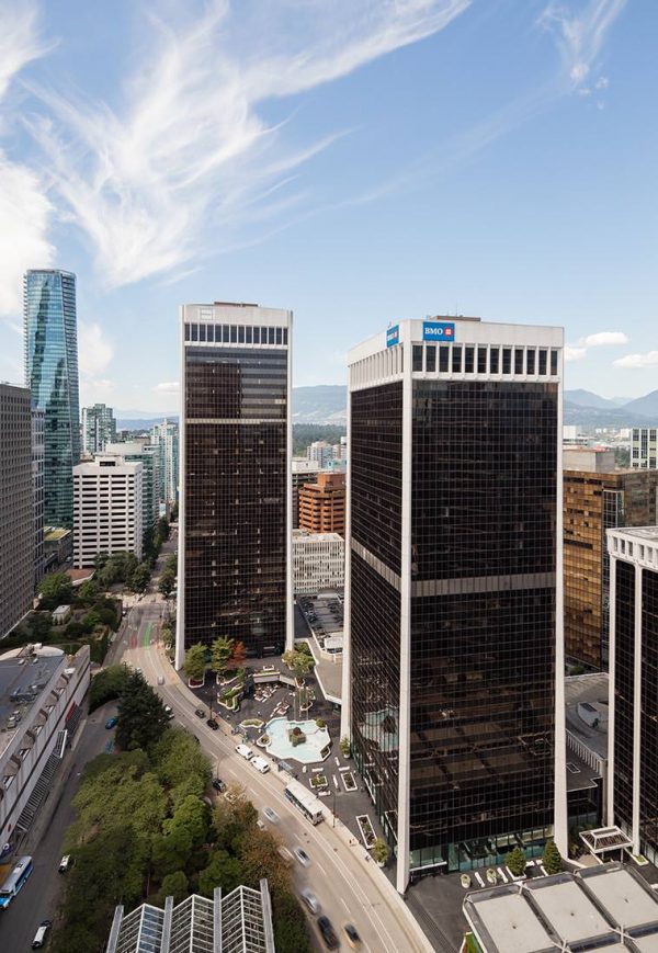 Hudson Pacific recently announced it has entered into a joint venture with Blackstone Property Partners to acquire and renovate the Bentall Centre in downtown Vancouver, a 1.45-million-square-foot complex of office buildings and commercial space.