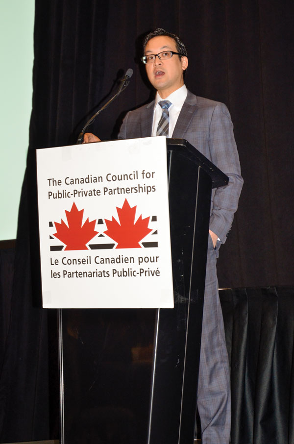 David Ho, executive vice-president of procurement and program management at Infrastructure Ontario announced some changes to Ontario’s public-private partnership model at an event hosted by the Canadian Council for Public-Private Partnerships in Toronto on April 25.