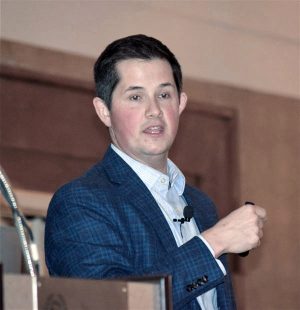 Abacus Data CEO David Coletto was the evening keynote speaker April 25 at the Canadian Construction Association conference in Toronto billed as the Leading the Evolution Summit.