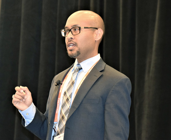 Guest speaker Ray Lota, director of construction management for Kaiser Permanente in California, was billed as a champion of change for the lean community at the recent LCIC conference.