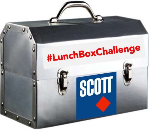 The #LunchBoxChallenge encourages companies to buy their crews lunch from a local restaurant, post it on social media and then challenge others to do the same.