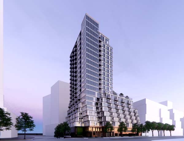 BNKC is working for Contessa Developments on a 21-storey, 251-unit rental tower at 5507/5509 Dundas St. in central Etobicoke in Toronto that would become part of a large mixed-use redevelopment. It is currently in the application stage with the City of Toronto.