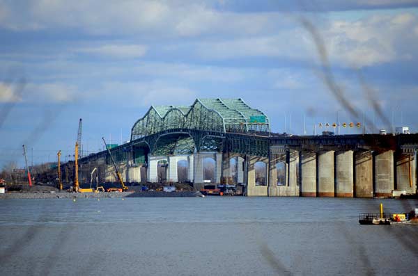 Deconstruction of Champlain Bridge which spans the St. Lawrence River at Montreal will begin this year.