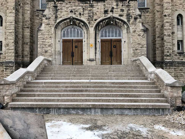 Yarrow Sash and Door won for its role in restoring the Westminster United Church's rose-coloured stained glass window. Work was also carried out on the front steps.