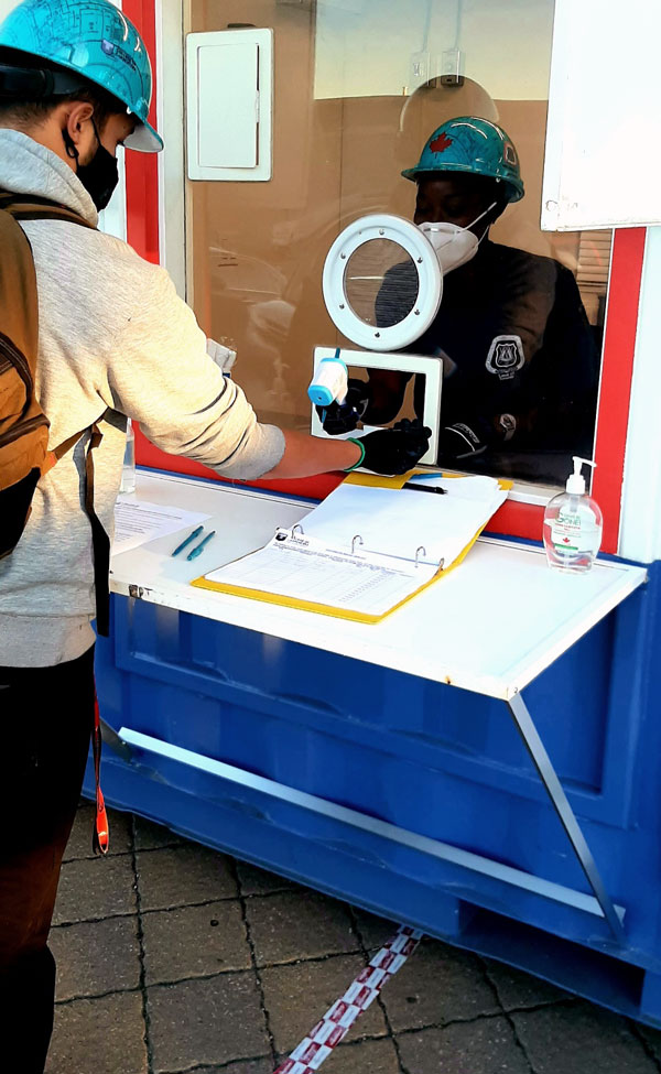 The College of Carpenters and Allied Trades has installed a Citizen Care Pod smart screening and testing pod outside its Woodbridge, Ont. facility to ensure the safety of students, instructors and staff entering the building as in-person learning resumes during the COVID-19 pandemic.