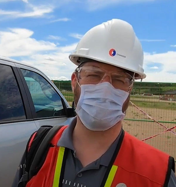 Chandos Construction COO Sean Penn films a vlog while on a countrywide road trip to visit employees during the COVID-19 crisis.