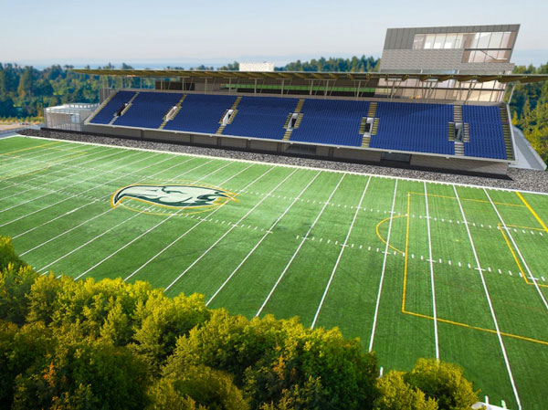 Planning work has started on the replacement of the 3,200-seat Thunderbird Stadium with a new structure at the University of British Columbia. The new stadium is proposed for a site at the intersection of the northwest corner of West 16th Avenue and East Mall. The plan calls for 22 acres of housing, consisting of mid-rise buildings and towers, to be built at the site at the present stadium.